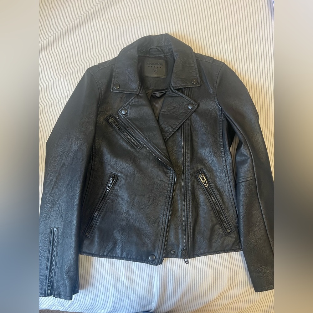 New without tag BLANK NYC Black Life Changer Moto Jacket Size XS
